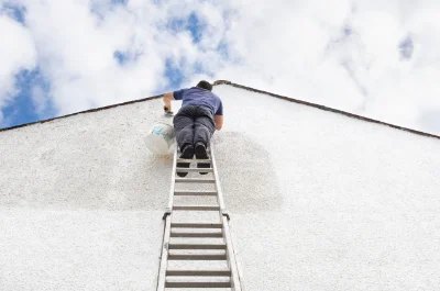 Peinture extérieure à Onglières — façades et ravalement